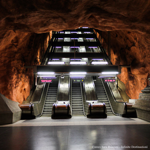 Stoccolma: stazione della metropolitana di Radhuset