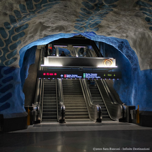 Stoccolma: stazione della metropolitana di T-Centralen